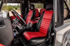 Project Desert Storm interior land rover defender 90