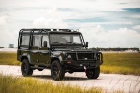 restored land rover defender 110