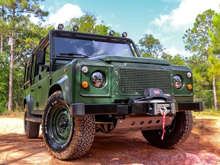 custom defender 110