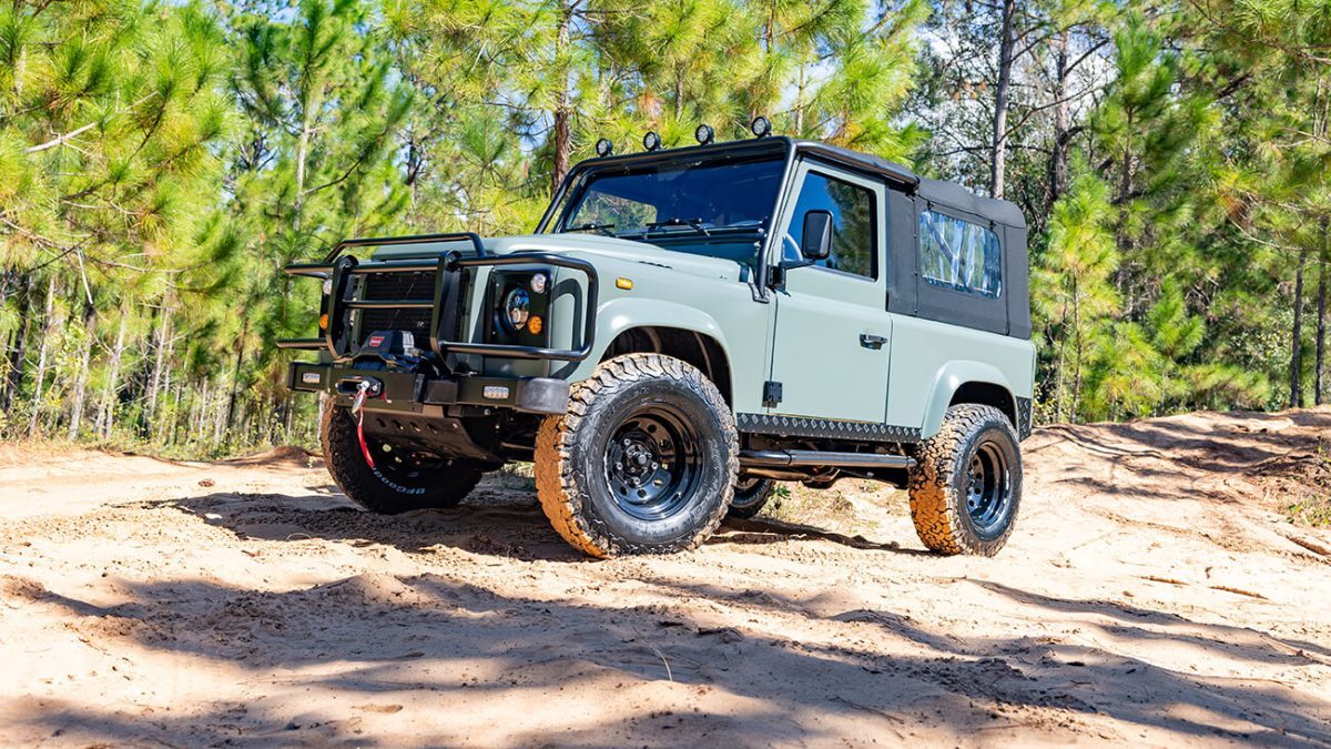 vintage land rover