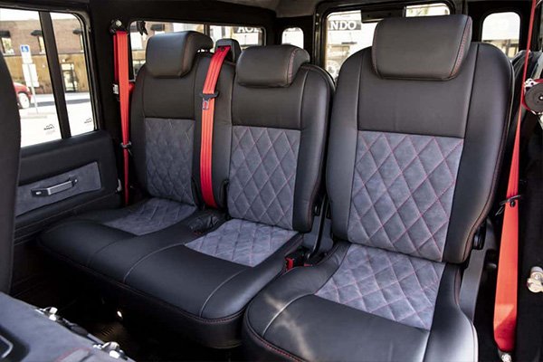 custom defender 110 interior design