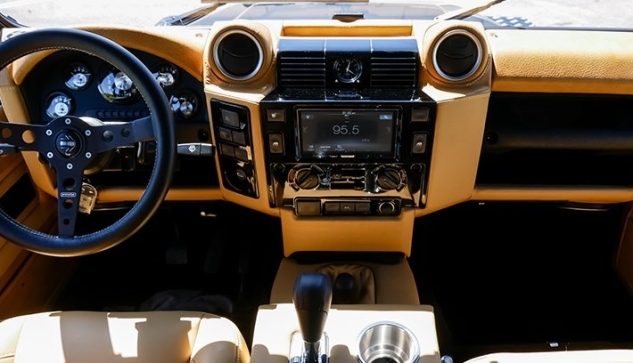 defender 130 interior