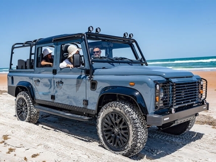 restored land rover defender 90