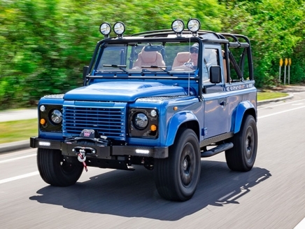 restored land rover defender 90