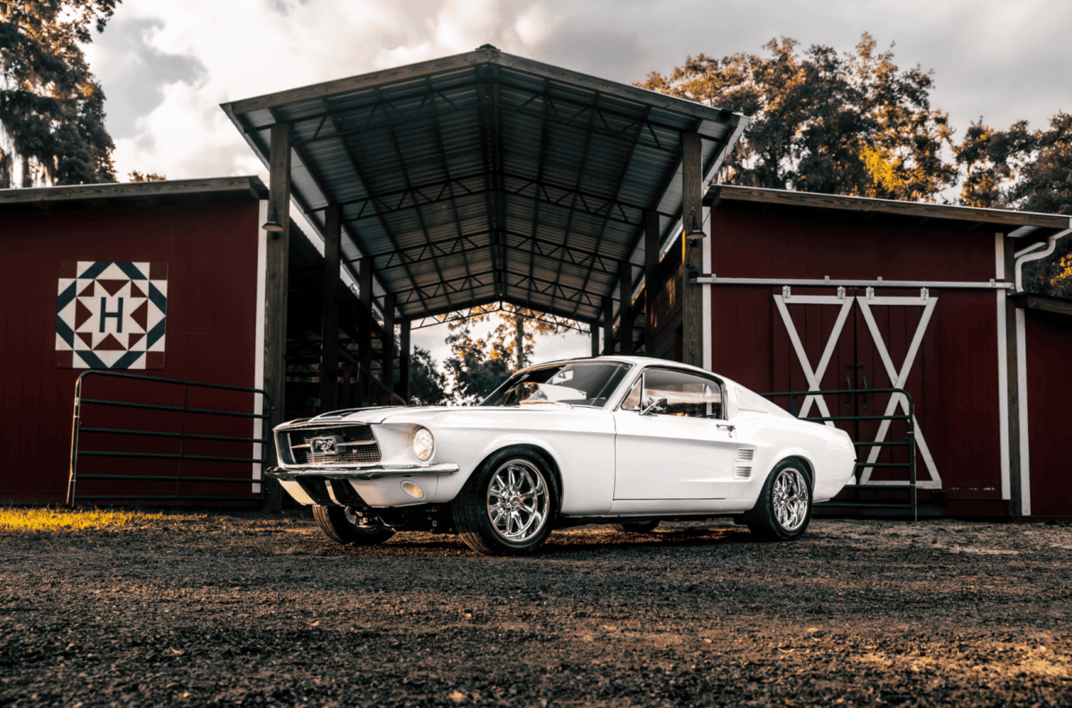 Restored Vintage Mustang