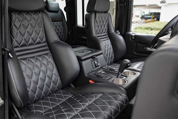 custom defender 110 interior design