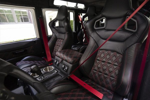 custom defender 110 interior design