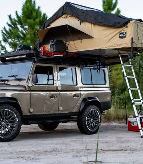 Custom defender with overland mod