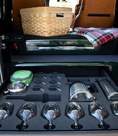 custom defender modification of custom picnic set