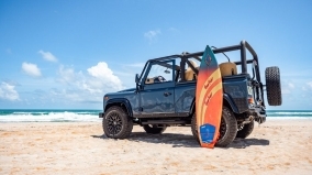 custom defender 90 soft top