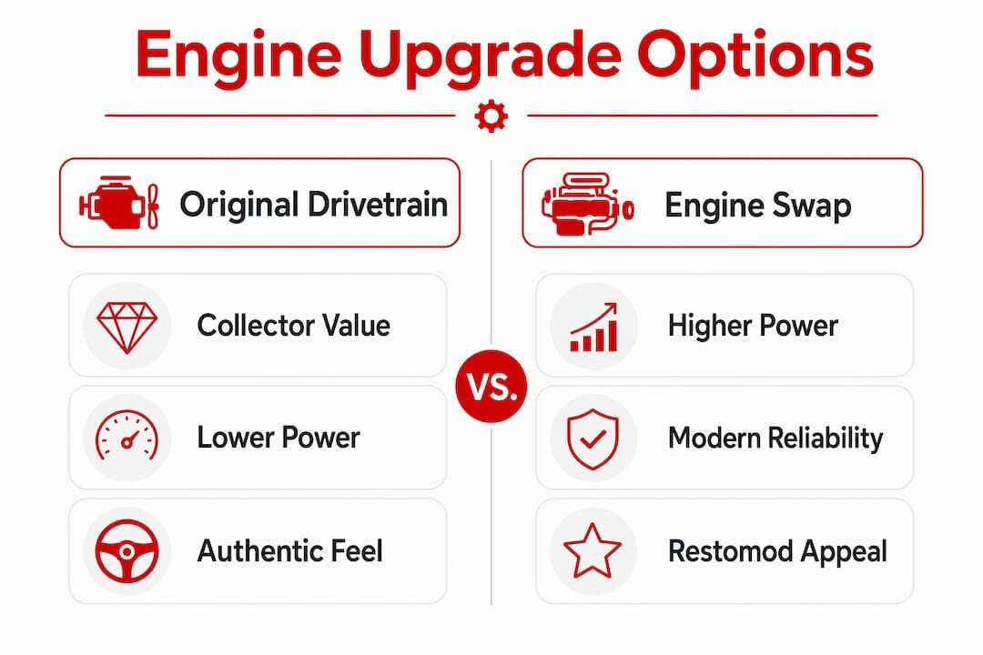 how engine upgrades affect classic trucks
